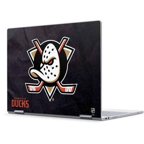 NHL Anaheim Ducks Distressed Pixelbook Skin